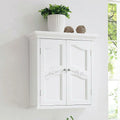 White 2 Door Bathroom Wall Cabinet U2511