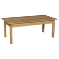 24" x 48" Rectangle Hardwood Table with 24" Legs S24454