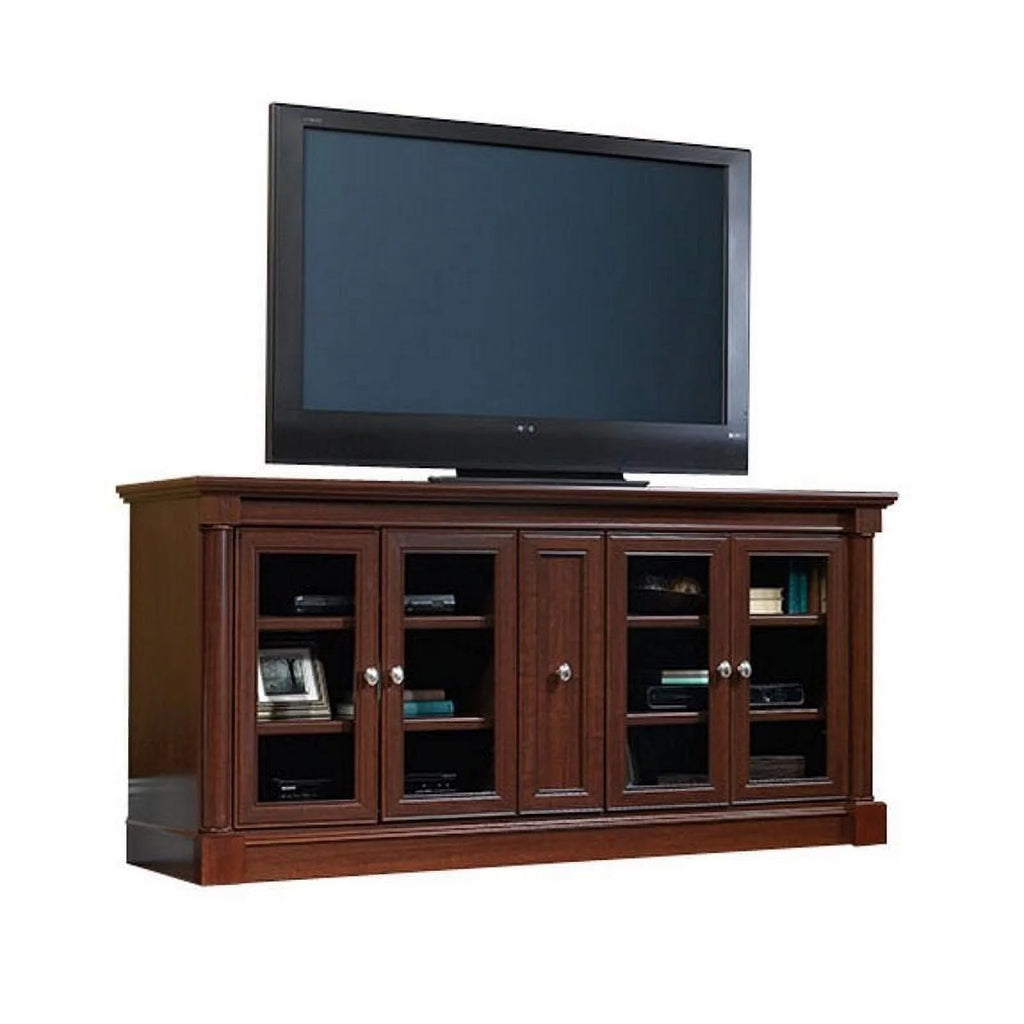 Cherry Entertainment Credenza with Cord Management L638