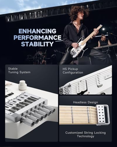 Metallic White Electric Guitar Kit W985