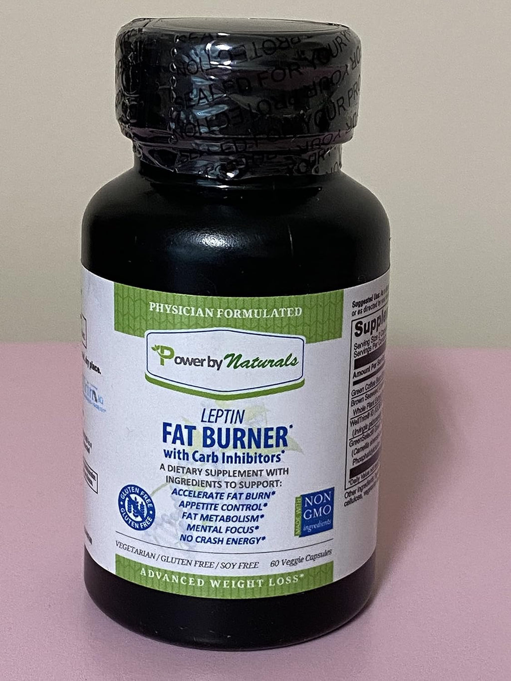 60 Gluten-Free Capsules Fat Burner Q40418