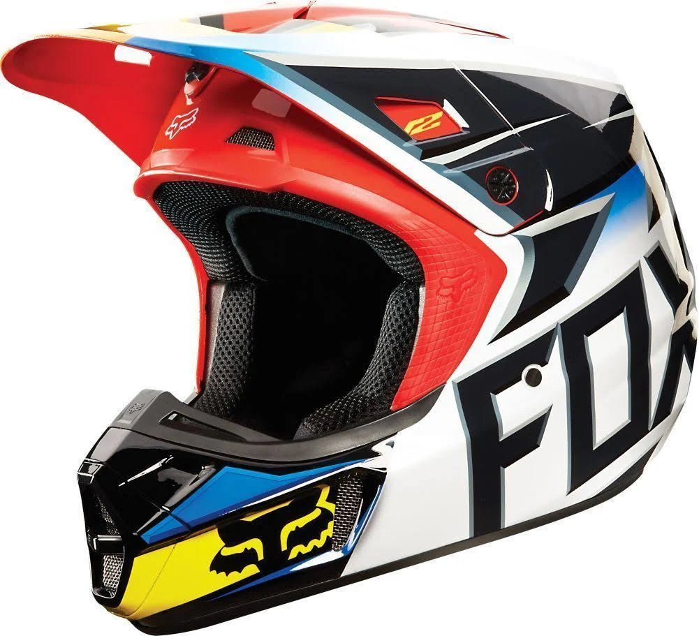 Black Red Motocross Motorcycle Helmet U419024