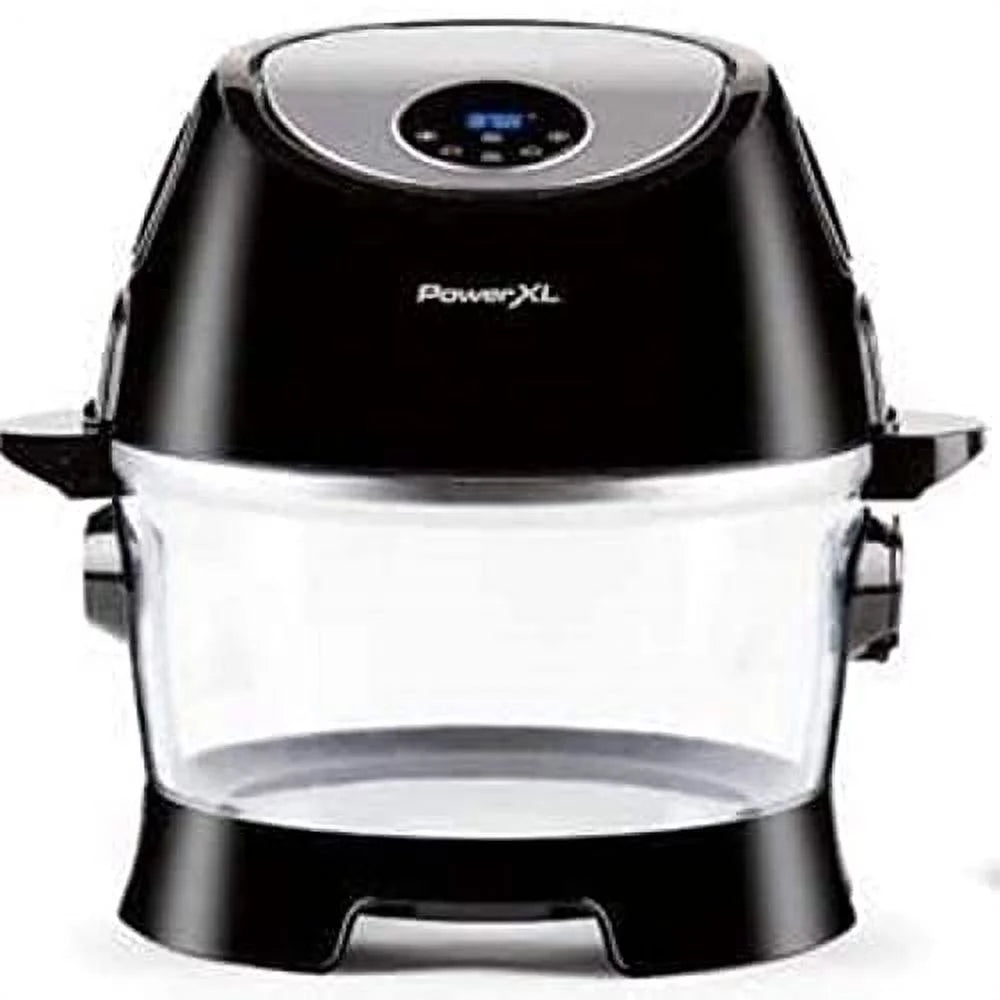 Black 10-Quart Air Fryer with Glass Bowl U995307