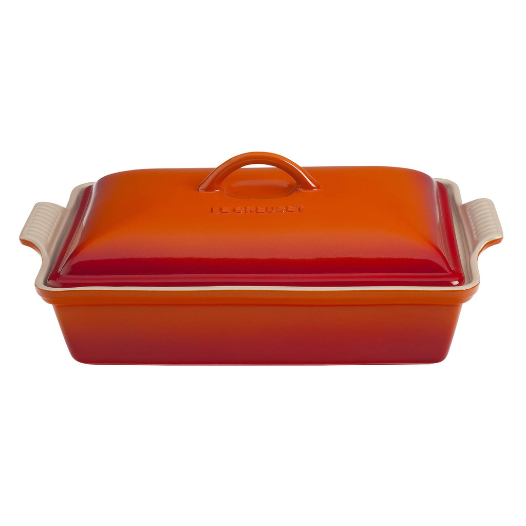 Heritage Stoneware Covered Rectangular Casserole, 4-Quart Z7009