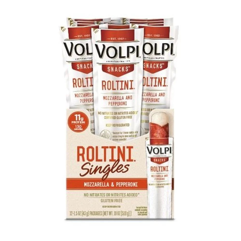 0.8 Ounce Pepperoni Pork Roltini Singles B557744