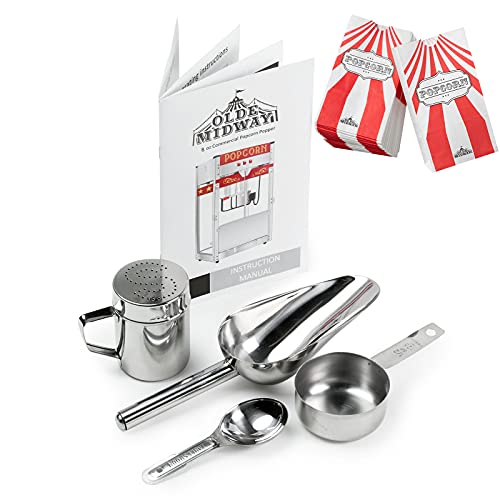 Black 8-Ounce Popcorn Machine L851