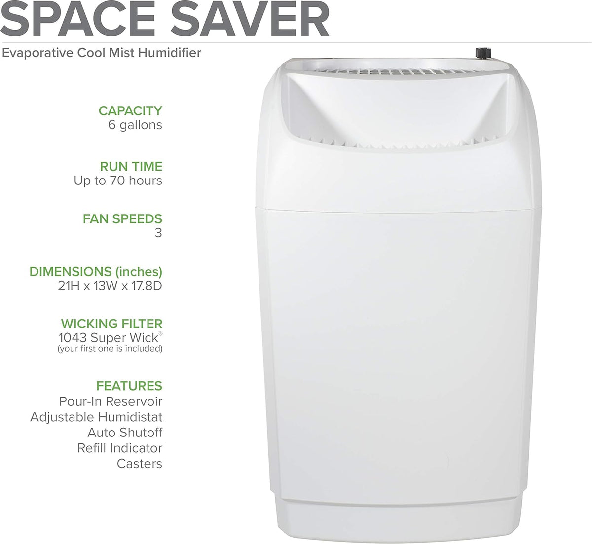 Evaporative Whole House Humidifier (2,300 sq ft) R72446