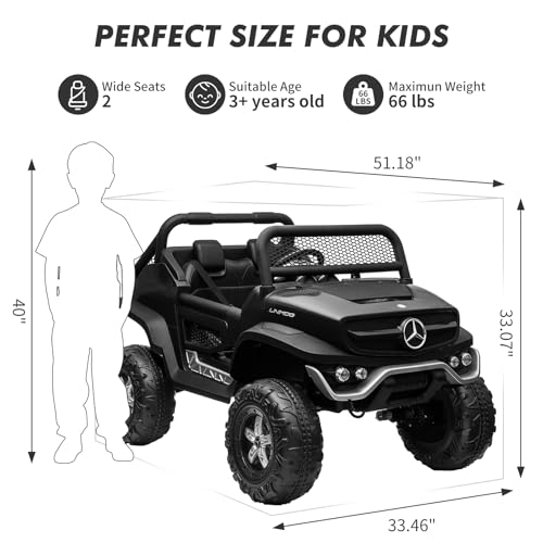 White 2 Seater 24V Battery Powered Ride On Truck W9215