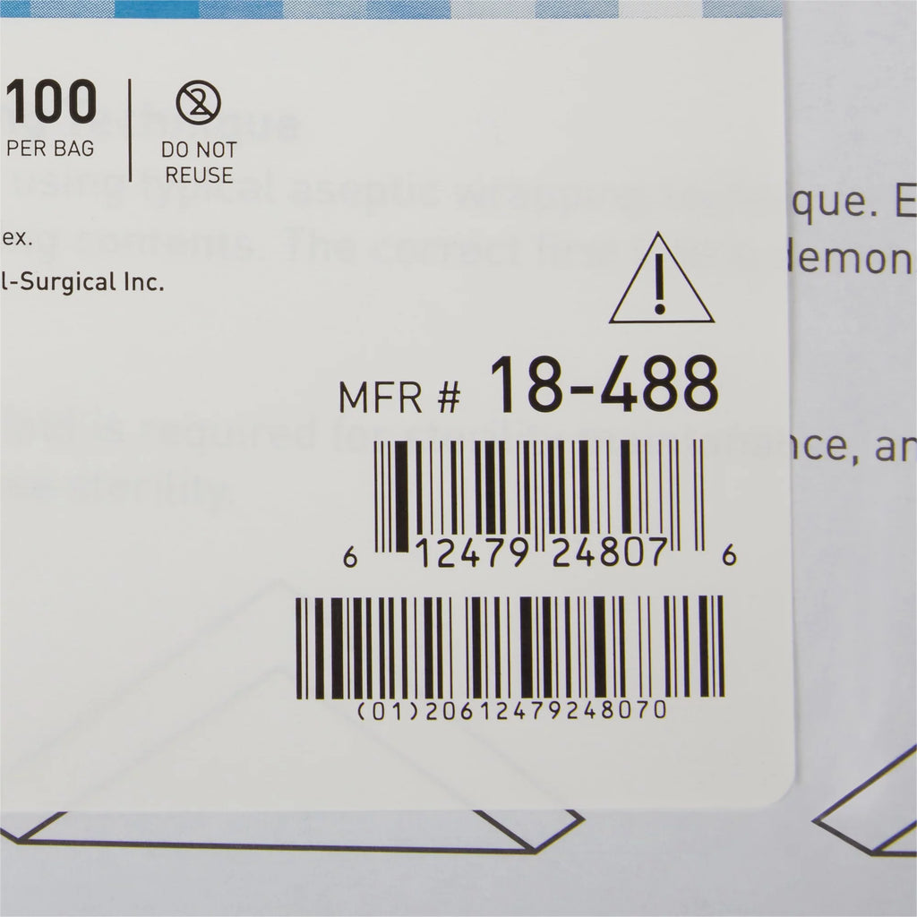 Sterilization Wrap Blue 24 x 24" 100 Ct I32678