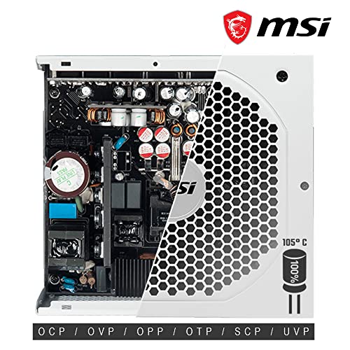 White 850W Full Modular ATX Power Supply O4007