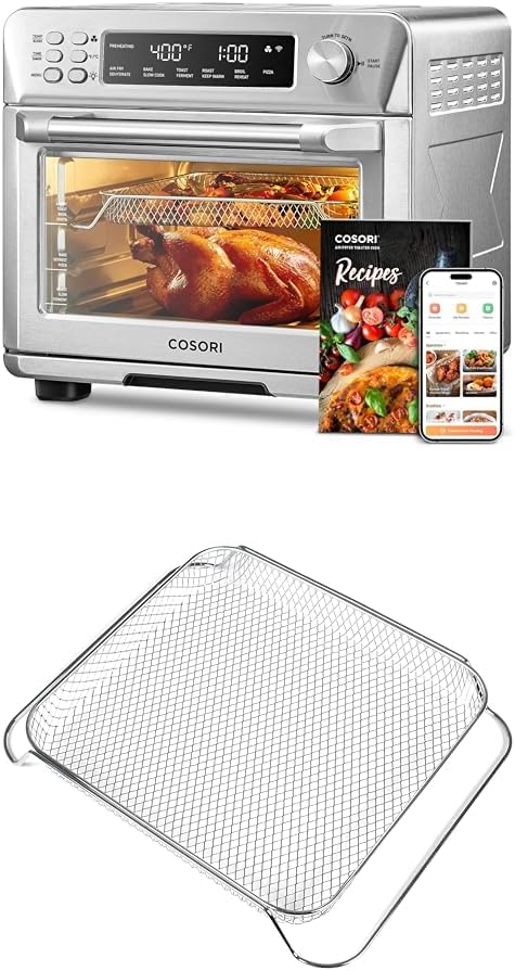 12-in-1 Convection Air Fryer Toaster Oven with Basket Accessories N6673