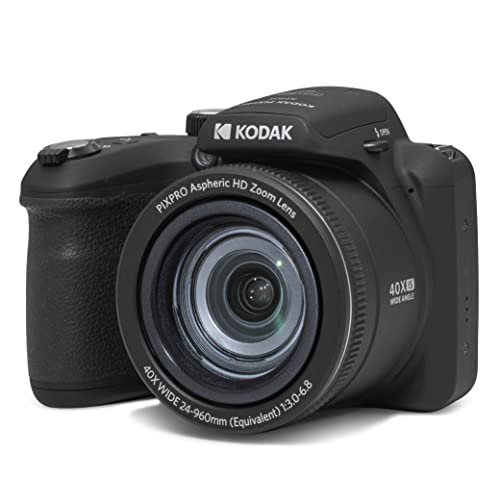 20MP Digital Camera 40X Optical Zoom 24mm Wide Angle Lens Optical Image Stabilization 1080P Full HD Video 3" LCD White F896