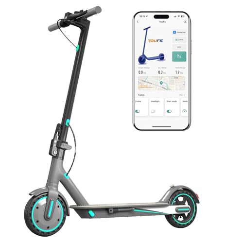 Electric Scooter with 8.5" Honeycomb Tire, Foldable Aluminum Alloy E-Scooter D291229