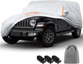 Silver Waterproof Car Cover for Jeep Wrangler 4 Door V882837