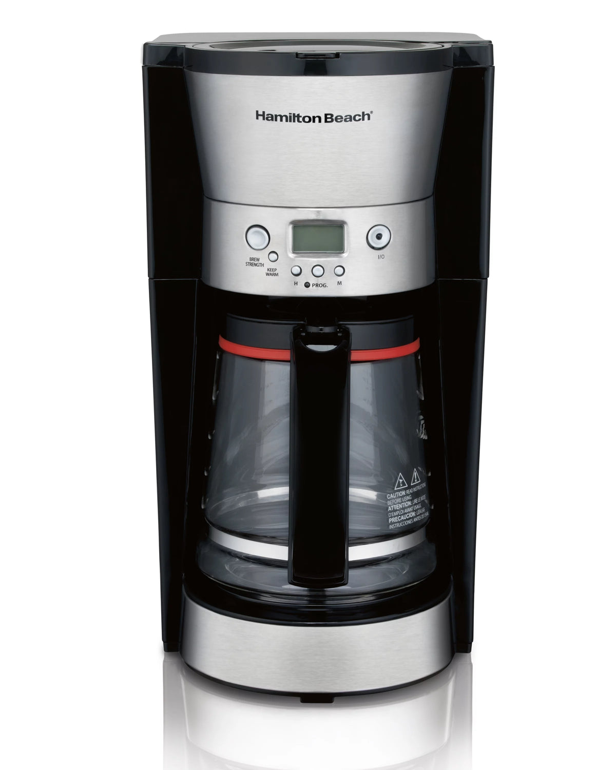 12 Cups Black Programmable Coffee Maker T154