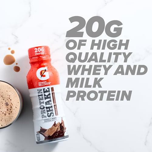 Chocolate Protein Shake, 20g Protein, 11.6 fl oz, Pack of 12 F88197