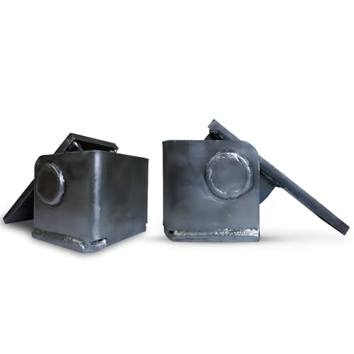 2Pcs Greasable Weld-On Solid Steel Dump Trailer Hinges H616
