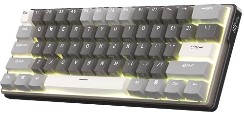 60% Wireless Mechanical Gaming Keyboard with Hot Swappable RGB J3224