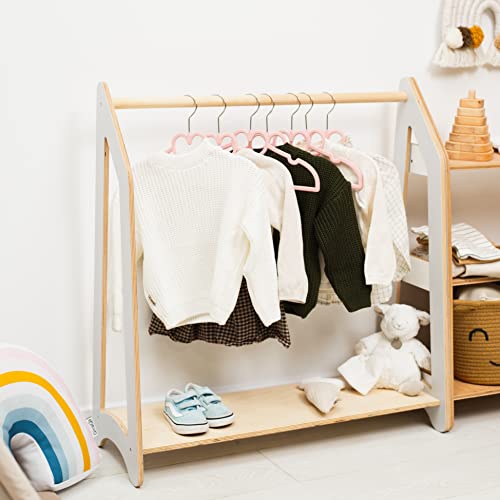 Dark Walnut Wooden Clothing Rack C9321