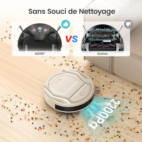 Robot Vacuum with 12000Pa Suction, Anti-Tangle Brushes, Self-Emptying Z25971
