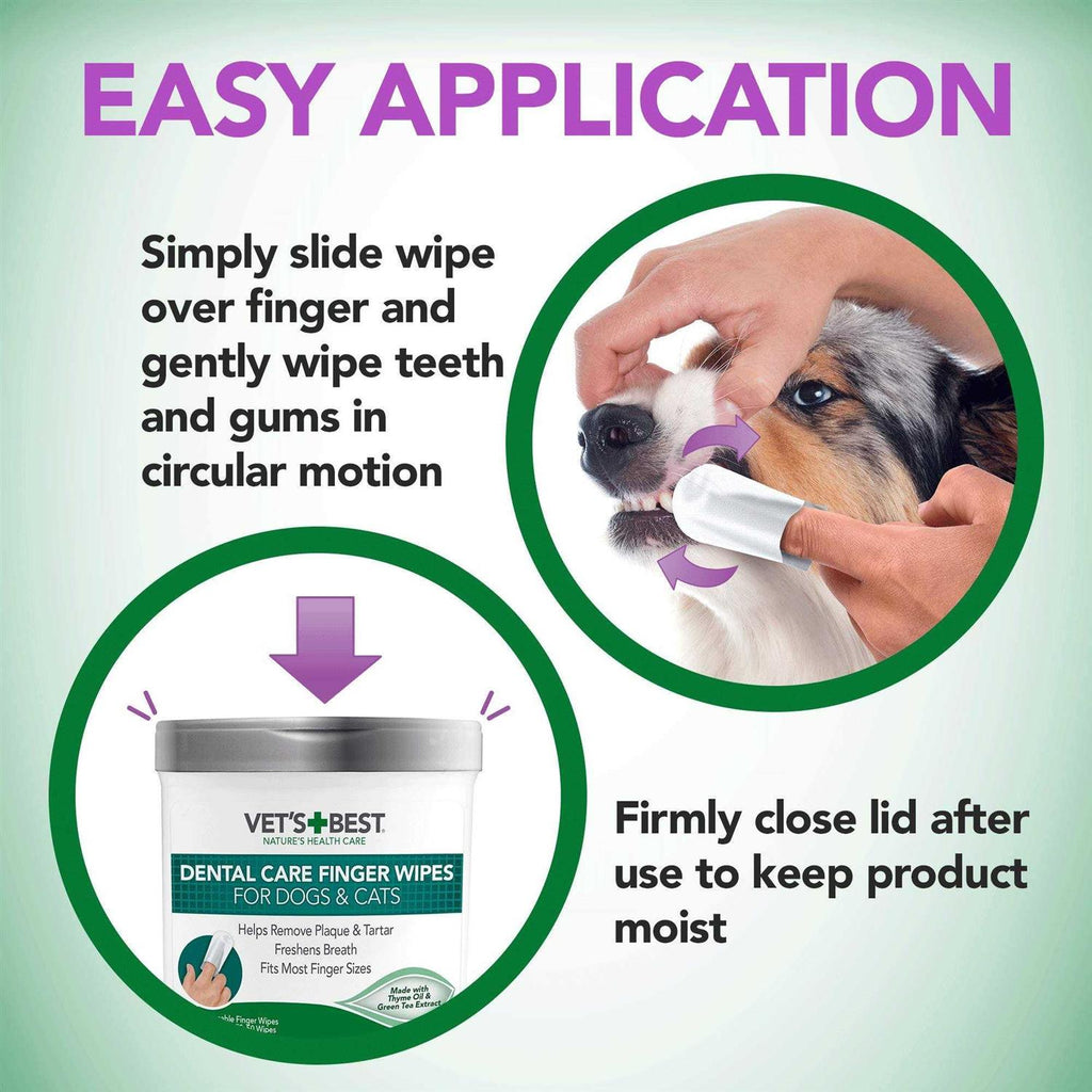 Dental Care Finger Wipes for Dogs & Cats S863126