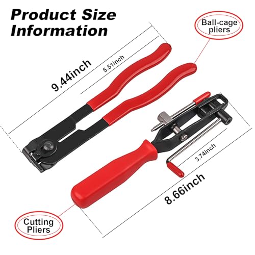 2 PCS Heavy Duty CV Joint Boot Clamp Pliers Kit K25904