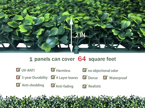 40X120 in UV-Anti Faux Ivy Leaf Fence Panels S50239