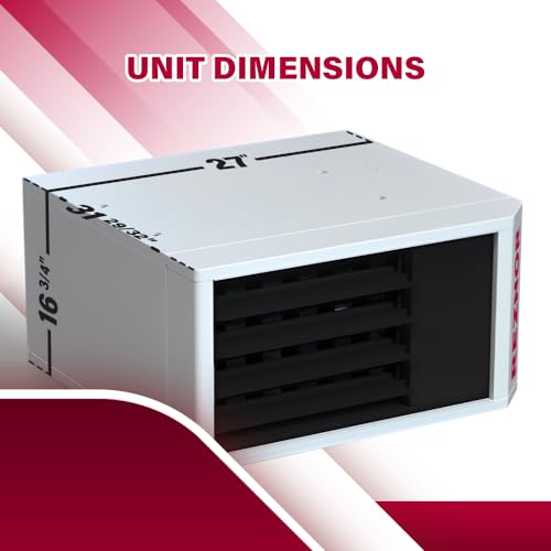 Unit Heater 75,000 BTU Natural Gas or Liquid Propane Forced Air J98921