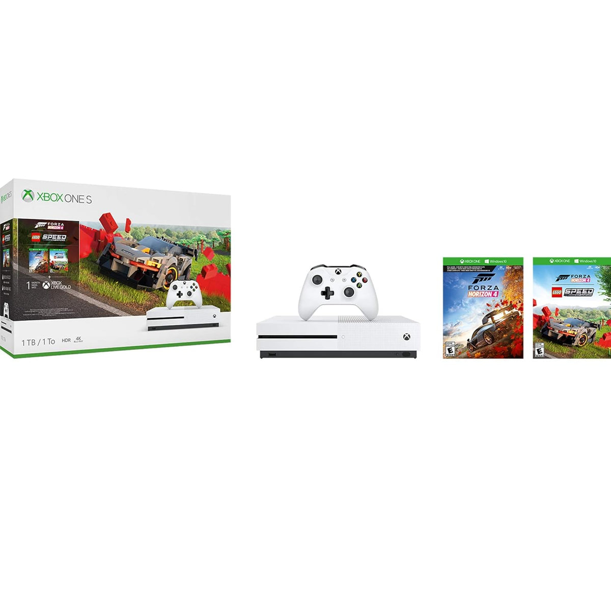 White 1TB Xbox One S A82036