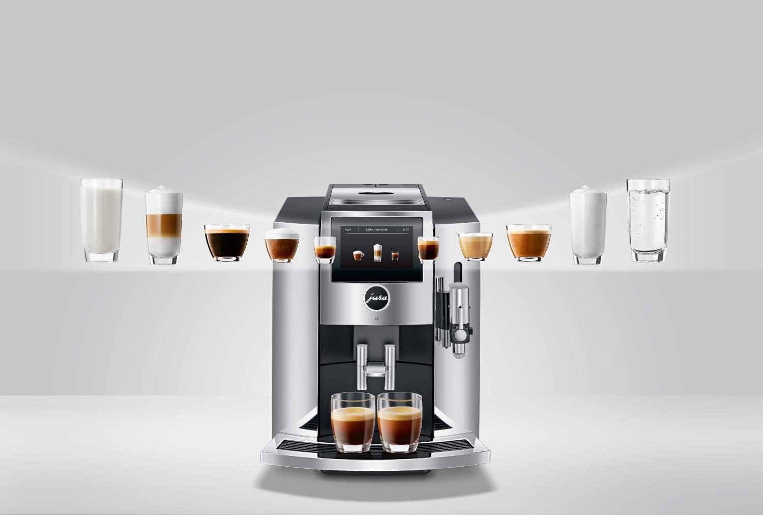 Chrome Automatic Coffee Machine, 64 ounces X15707