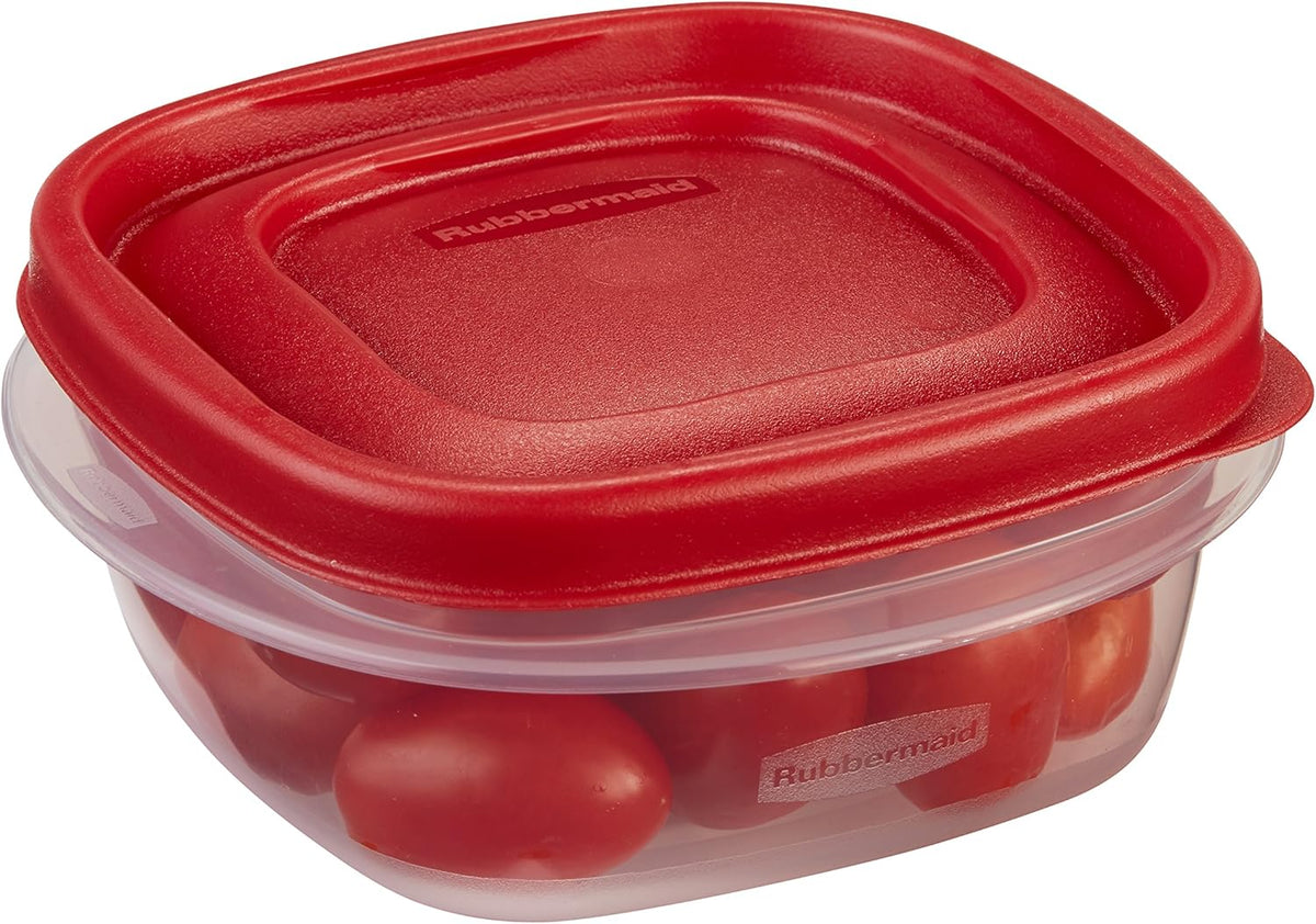 1.25 Cup Racer Red 4-Piece Food Storage Containers N542119