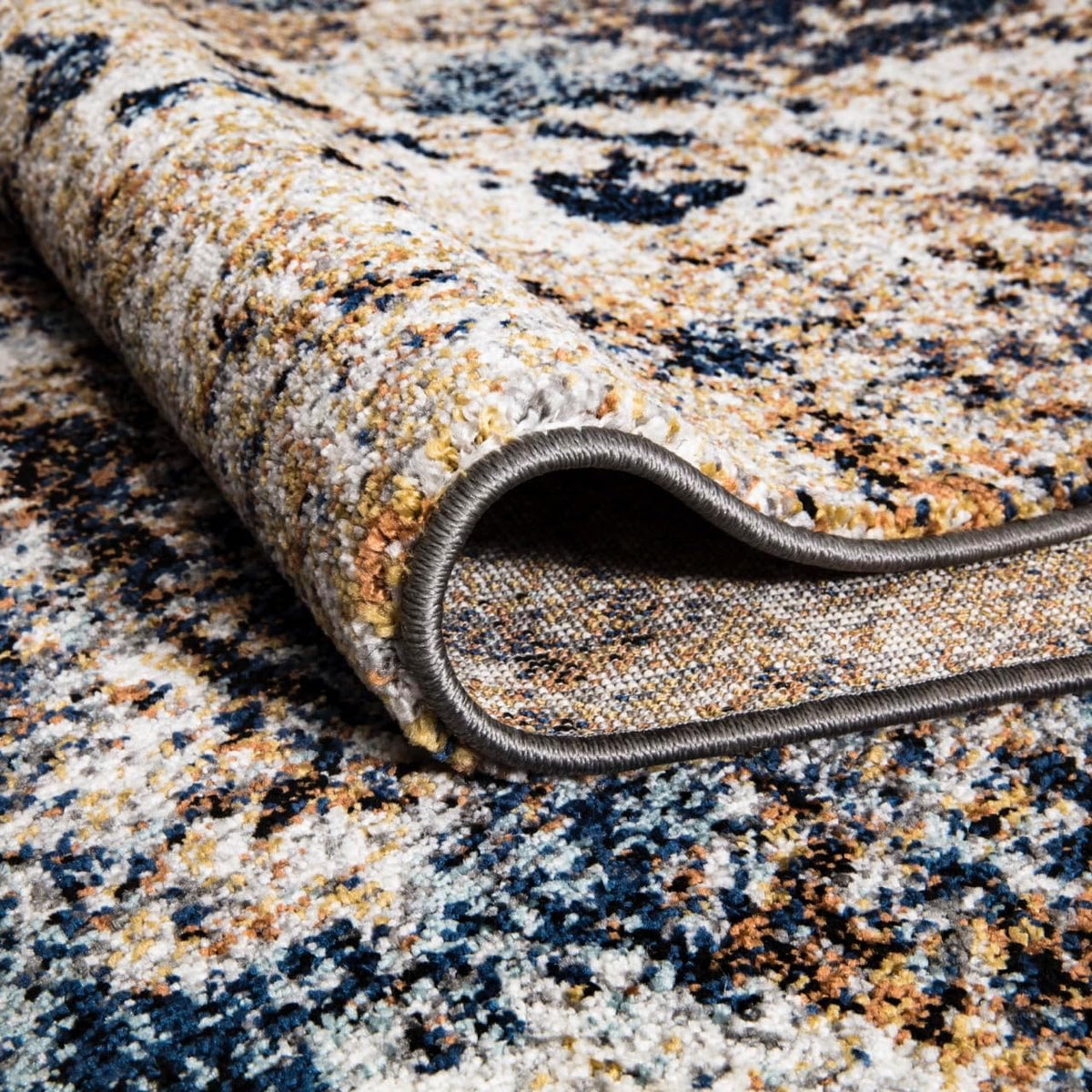 6x9 Non-Shedding Abstract Area Rug F869