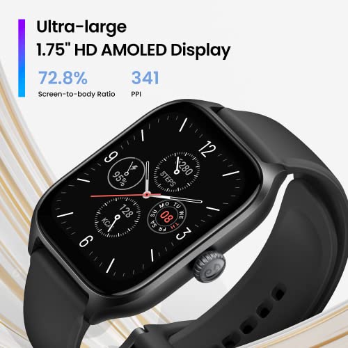 Black 43mm Smart Watch with GPS P610466
