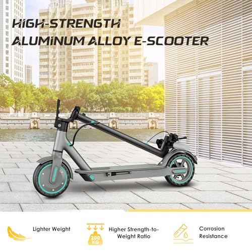 Electric Scooter with 8.5" Honeycomb Tire, Foldable Aluminum Alloy E-Scooter D291229