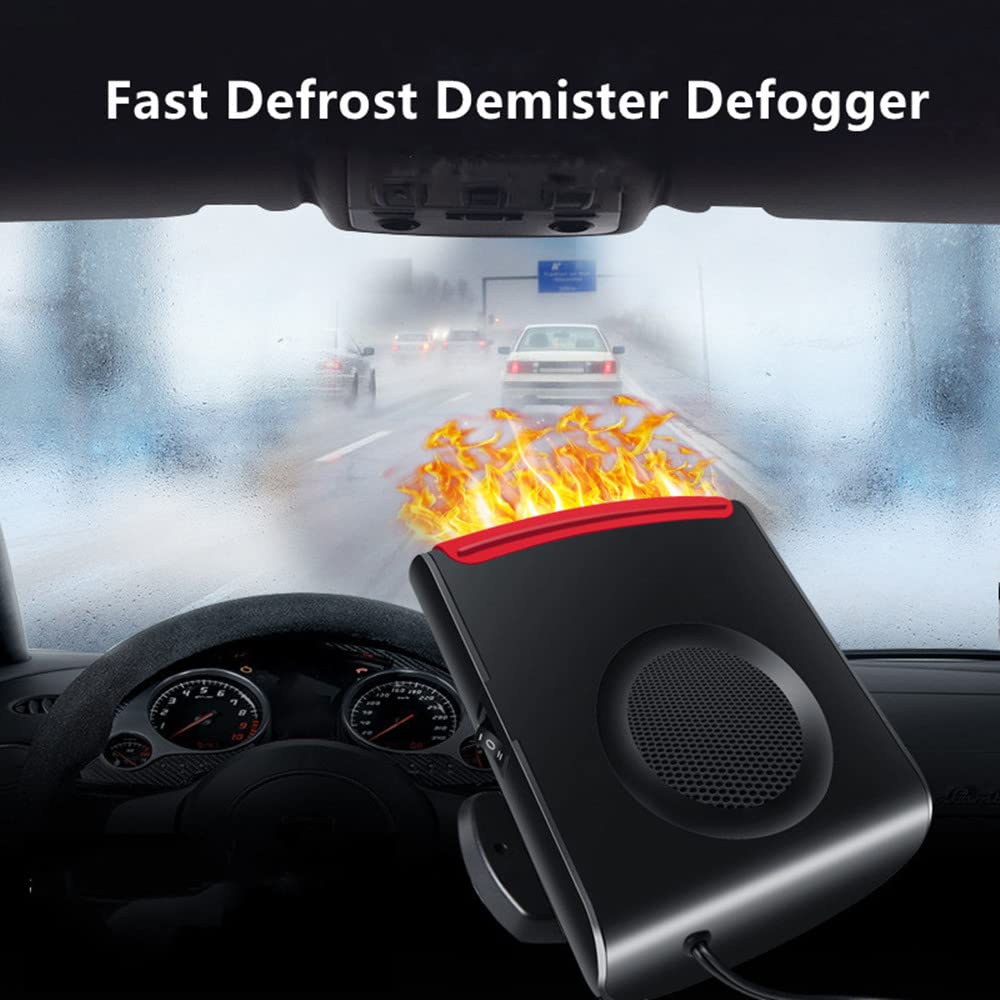 Portable 12V 150W Car Heater Defroster Fan with Cigarette Lighter Plug X993810