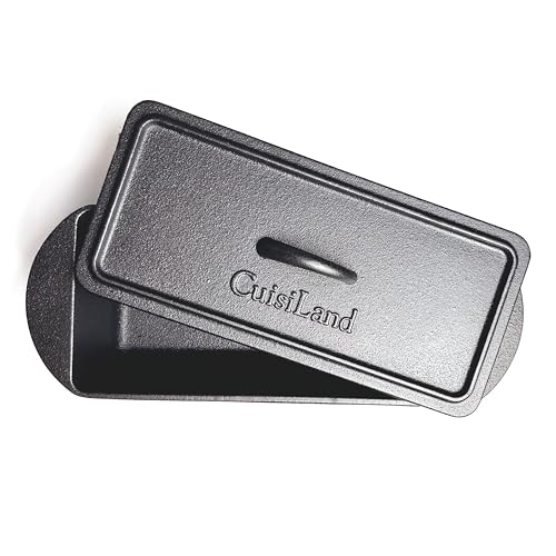 Rectangular Cast Iron Bread Loaf Pan with Lid C67420