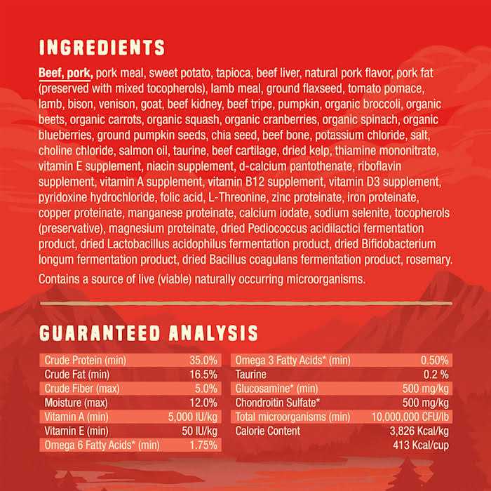Wild Red Dry Dog Food Raw Coated High Protein Grain Free Recipe G13520