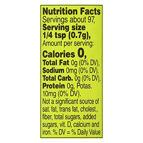2.4 Ounce Fiesta Lime Salt-Free Seasoning Blend X81752