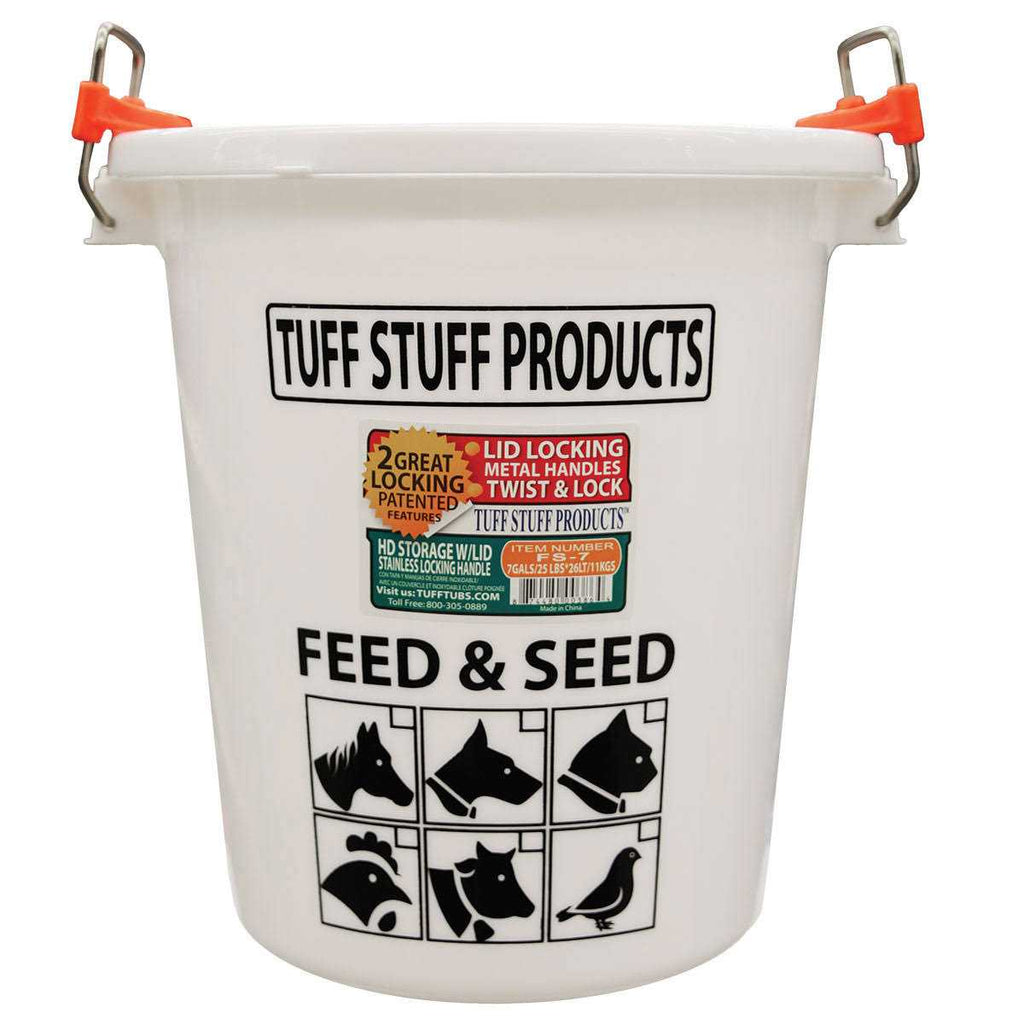 Feed & Seed Storage Drum with Lid A432