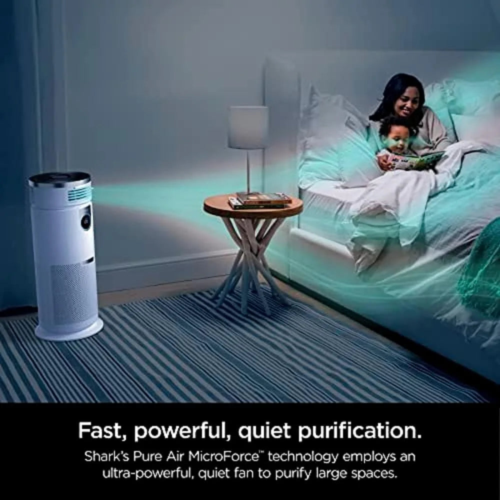Open Box 3-in-1 Air Purifier Heater Fan HEPA Filter White X56738