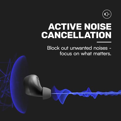 Bluetooth True Wireless in-Ear Earbuds with Active Noise Cancellation D284924