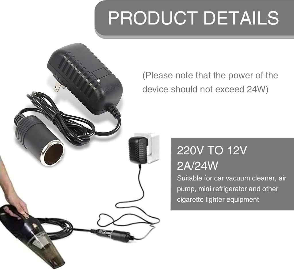 1 PC Car Cigarette Lighter Socket Replacement Power Adapter with Line N47544