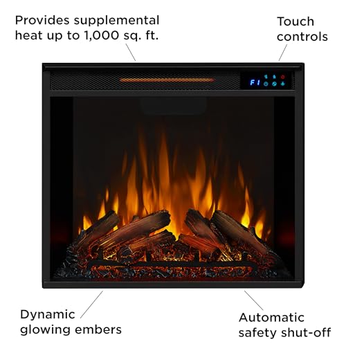 White 70" Electric Fireplace TV Stand with Adjustable Shelves S553867