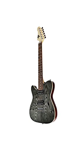 Natural Semi-Hollow-Body Electric Guitar Y951231