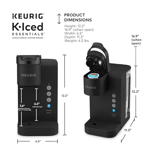 White Single-Serve K-Cup Pod Coffee Maker with 36oz Removable Reservoir O565711