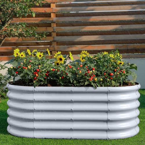 Galvanized Raised Garden Bed Kit F679492