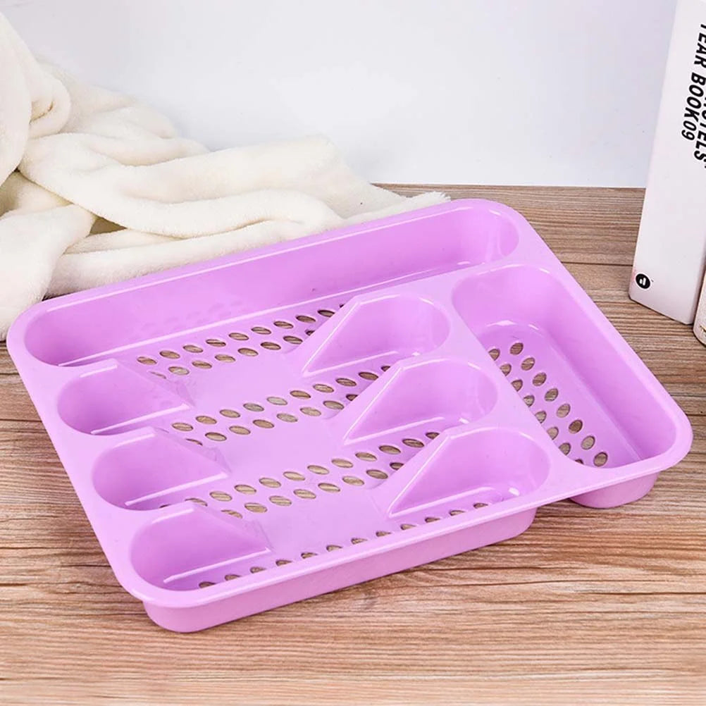 3 Count Kitchen Drawer Storage Tray with Lids Cutlery Organiser C408