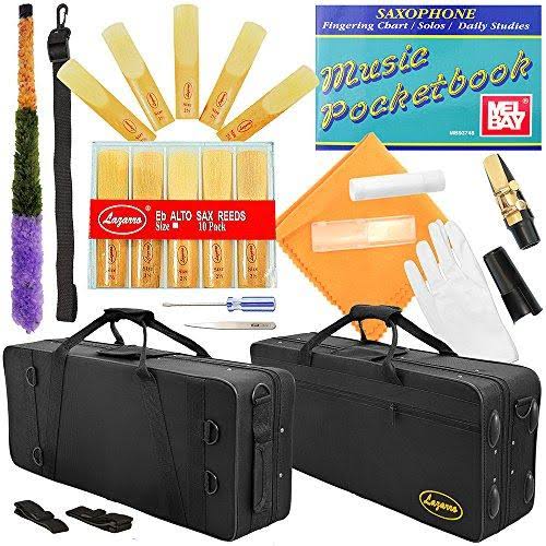 White-Gold Keys Alto Saxophone with Case A67352