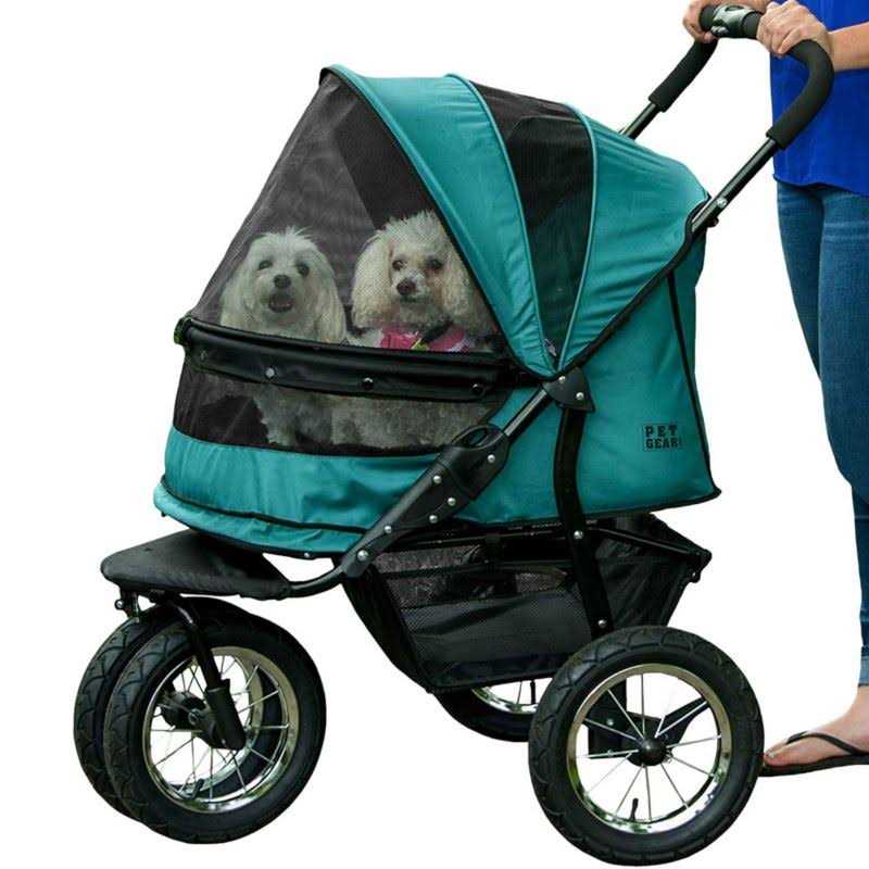 Double No-Zip Pet Stroller J541