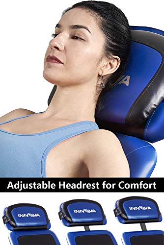 Black/Blue/Gray Inversion Table with Heat and Massage C786761